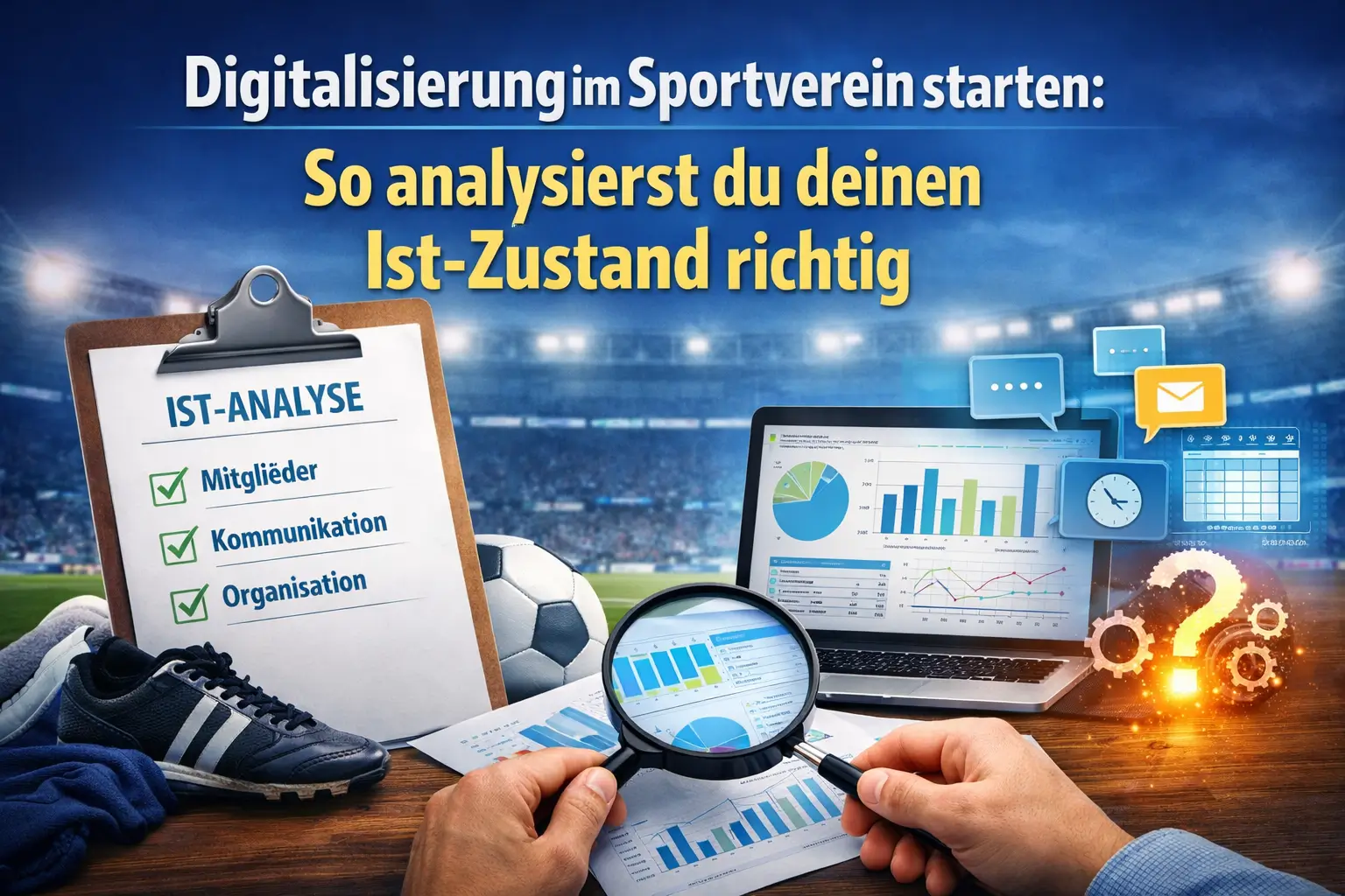 Mehr über den Artikel erfahren Digitalisierung im Sportverein starten: So erkennst du wo du wirklich stehst