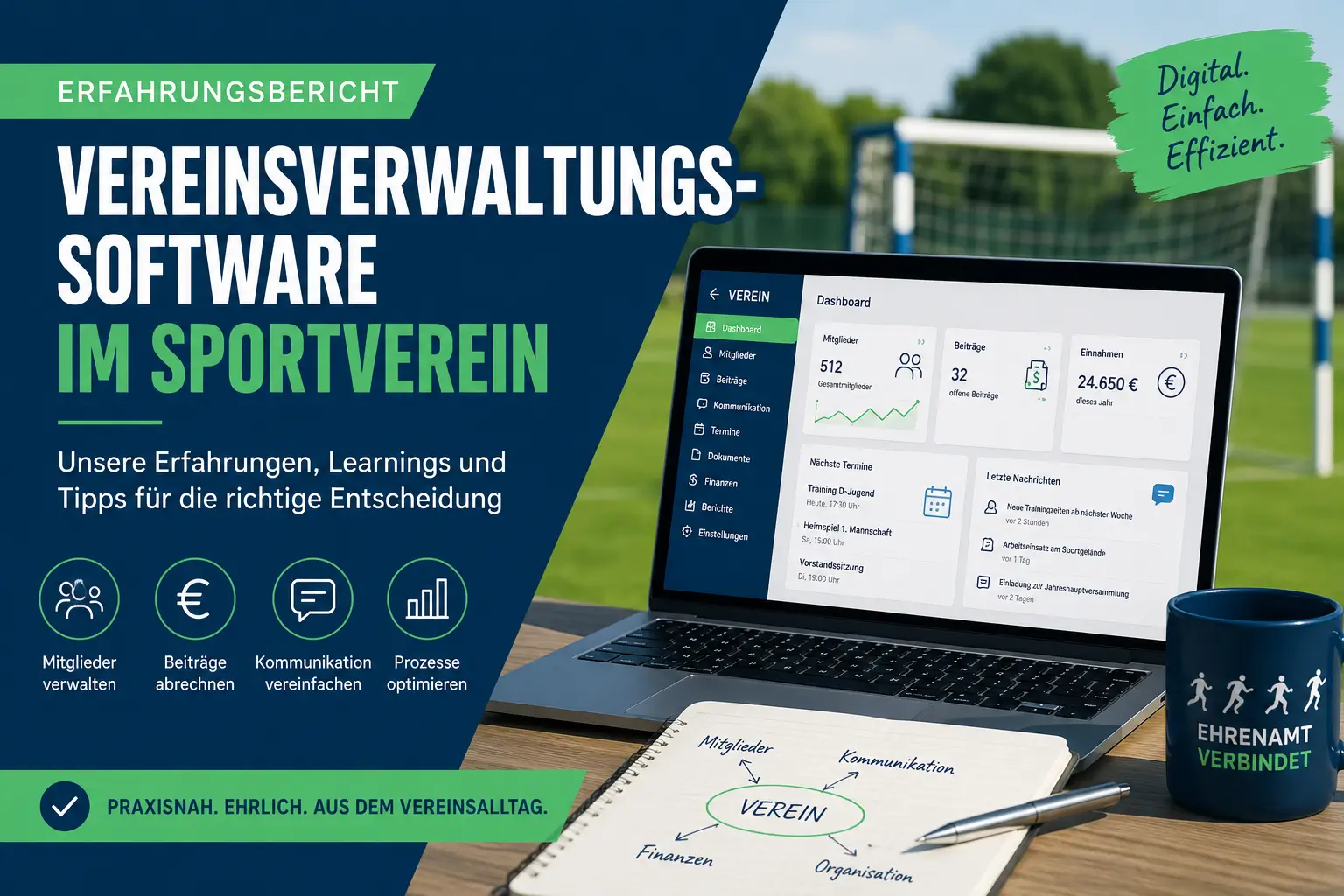 Vereinssoftware zwischen Ehrenamt und Digitalisierung: Gibt es die 1 perfekte Lösung für Sportvereine?